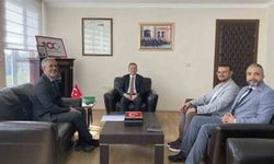 Şehit ailelerinden Kaymakam Sönmezel'e ziyaret