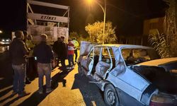 Serik'te otomobil ile kamyon çarpıştı: 3 yaralı
