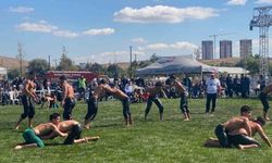 Sincan Güreş Festivali'nde 26'sı baş olmak üzere 500 pehlivan er meydanın da buluştu