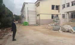 Söke'de meslek lisesinde güçlendirme çalışmaları sürüyor