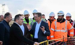 Vali Baruş ve Milletvekili Altınok'tan yeni stadyum inşaatına çıkarma
