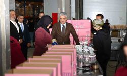 Vali Makas, üretim yapan fabrikaları inceliyor