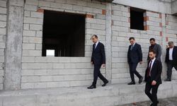 Vali Taşolar Aralık'taki inşaatları inceledi