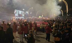 Zonguldak'ta Cumhuriyet Bayramı'nda fener alayı coşkusu