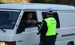 Zonguldak'ta eş zamanlı trafik denetimi: Kurallara uymayan sürücülere ceza