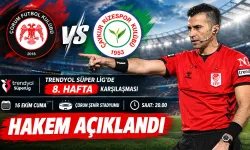 Arca Çorum FK Çaykur Rizespor'un hakemi açıklandı