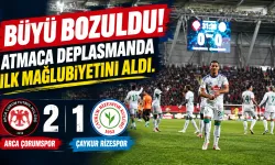 Çaykur Rizespor sezonun ilk deplasman yenilgisini aldı