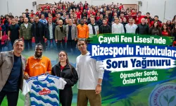 Rizesporlu Futbolcular Çayeli'nde Gençlerle Buluştu