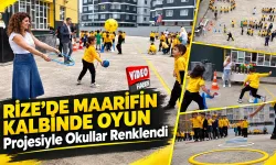 Rize’de “Maarifin Kalbinde Oyun” Projesiyle Okullar Renkleniyor