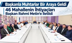 Rize’de 46 Mahallenin Talepleri Başkan Metin’e İletildi