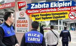 Rize’de Sigara Yasağına Uymayanlara İdari Yaptırım