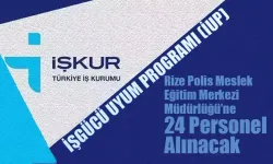 İUP Kapsamında Rize Polis MEM'e 24 kişi alınacak