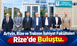 Artvin, Rize ve Trabzon İlahiyat Fakülteleri Rize’de Buluştu