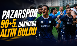 Pazarspor 90+5. dakikada altın buldu