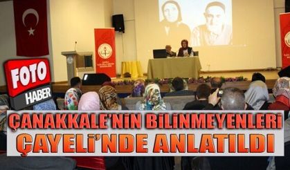 Çayeli'nde Çanakkale'nin bilinmeyenleri konferansı