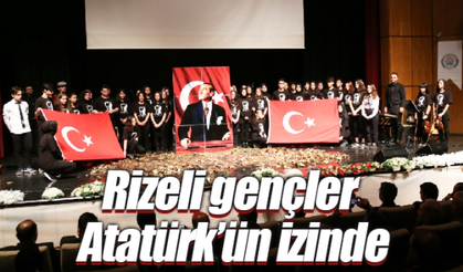 Rize'de Atatürk'ü anma etkinlikleri