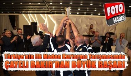 Türkiye’nin ilk Maden Kurtarma Yarışması gerçekleştirildi