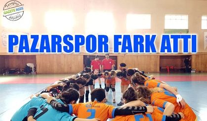 Pazarspor Kadın Hentbol Takımı haftayı farklı kapadı