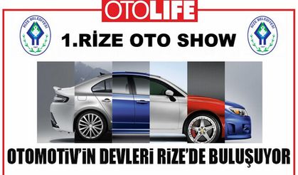 Rize Oto Show Başlıyor...