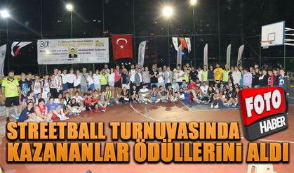 Streetball Turnuvasında Kazananlar Ödüllerini Aldı