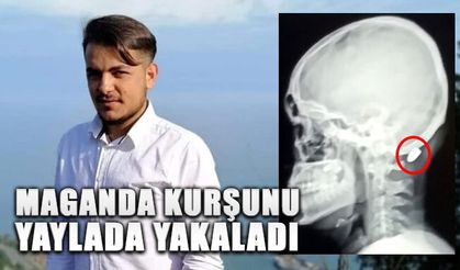 Yaylada gezerken maganda kurşunuyla vuruldu
