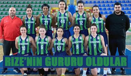 Rizeli kadın basketçiler Süper Lig yolunda