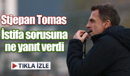 Çaykur Rizespor'da Stjepan Tomas'a istifa sorusu