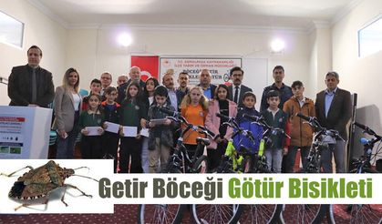 Çocuklar böceği getirdi, bisikleti götürdü