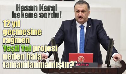 Hasan Karal Yeşil Yol'un akıbetini sordu.