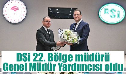 DSİ 22. Bölge müdürü, Genel Müdür Yardımcısı oldu