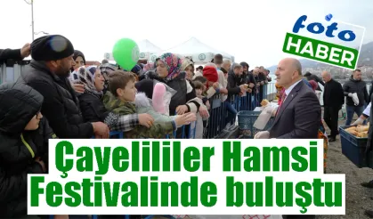 Çayelililer Hamsi Festivalinde buluştu