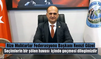 RİMUFED Başkanı Güzel, muhtar adaylarını uyardı!