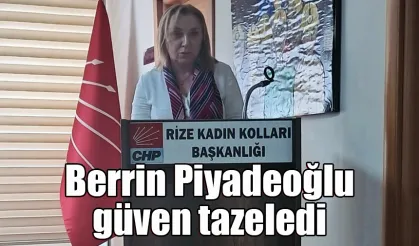 CHP Rize Kadın Kollarında Berrin Piyadeoğlu tekrar başkan