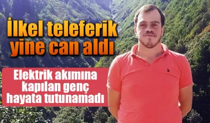 İlkel teleferik yine can aldı,