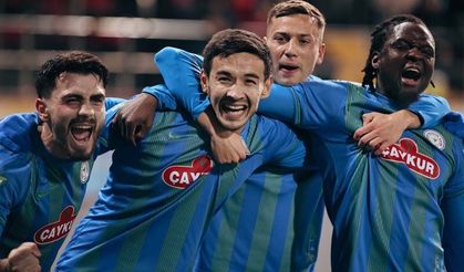 Çaykur Rizespor Beşiktaş karşılaşmasından kareler