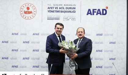 Rizeli AFAD Başkanı görevine başladı