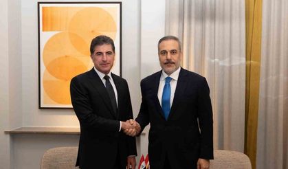Dışişleri Bakanı Fidan, IKBY Başkanı Barzani ile görüştü