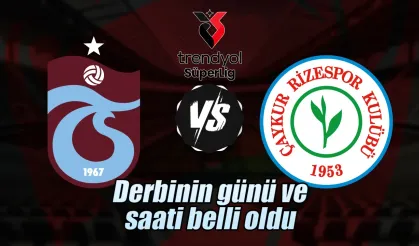 Süper Lig Karadeniz derbisinin gün ve saati açıklandı