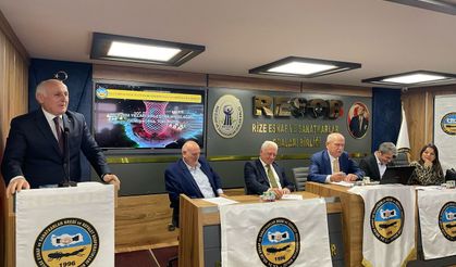 Esnaf ve Sanatkârlar Kooperatifleri Birliği Olağan Genel Kurulu Rize'de yapıldı