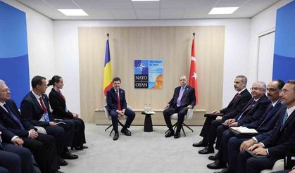 Cumhurbaşkanı Erdoğan, Romanyalı mevkidaşı Nicusor Dan ile görüştü