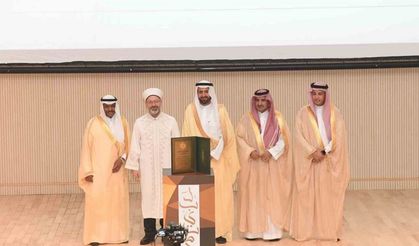 Diyanet İşleri Başkanlığı, "En Başarılı Hac Organizasyonu" ödülünü aldı