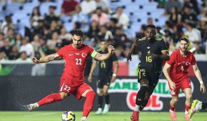 Hazırlık maçı: Meksika: 1 - Türkiye: 0 (İlk yarı)