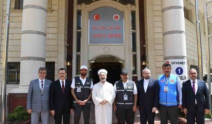 Suudi Arabistan Hac ve Umre Bakanı er-Rabia’dan  Diyanet İşleri Başkanı Erbaş’a ziyaret