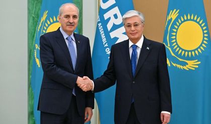 TBMM Başkanı Kurtulmuş, Kazakistan Cumhurbaşkanı Tokayev ile görüştü