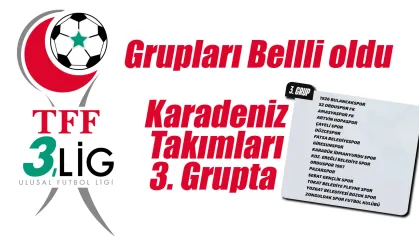 3. Lİgde yeni statü, bölgesel gruplar belli oldu