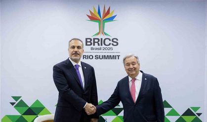 Bakan Fidan, BM Genel Sekreteri Guterres ile görüştü