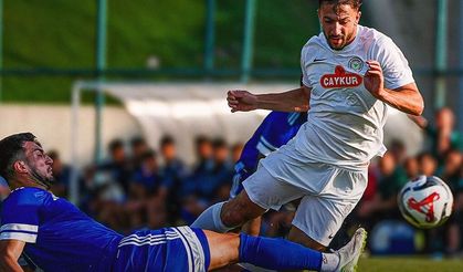 Rizespor hazırlık maçında 1-0 mağlup oldu