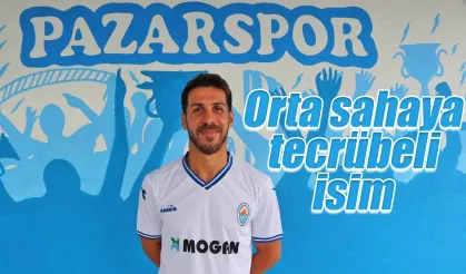 Pazarspor'da orta sahaya tecrübeli takviye