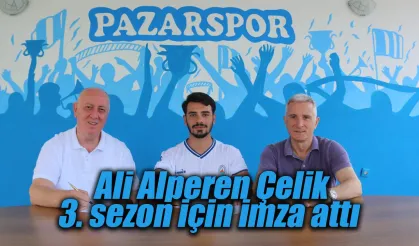 Pazarspor’da Ali Alperen Çelik ile Devam Kararı