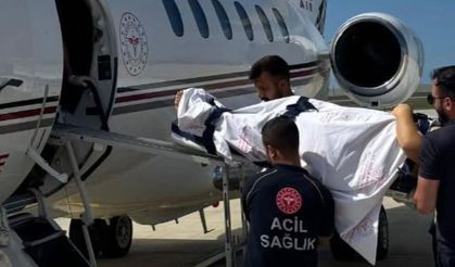 Uçak ambulansla Rize’den GATA’ya sevk edildi